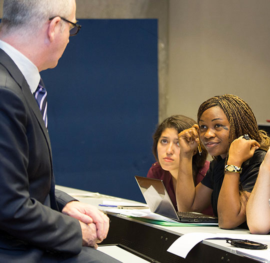 Etudiants programme Grande École en cours