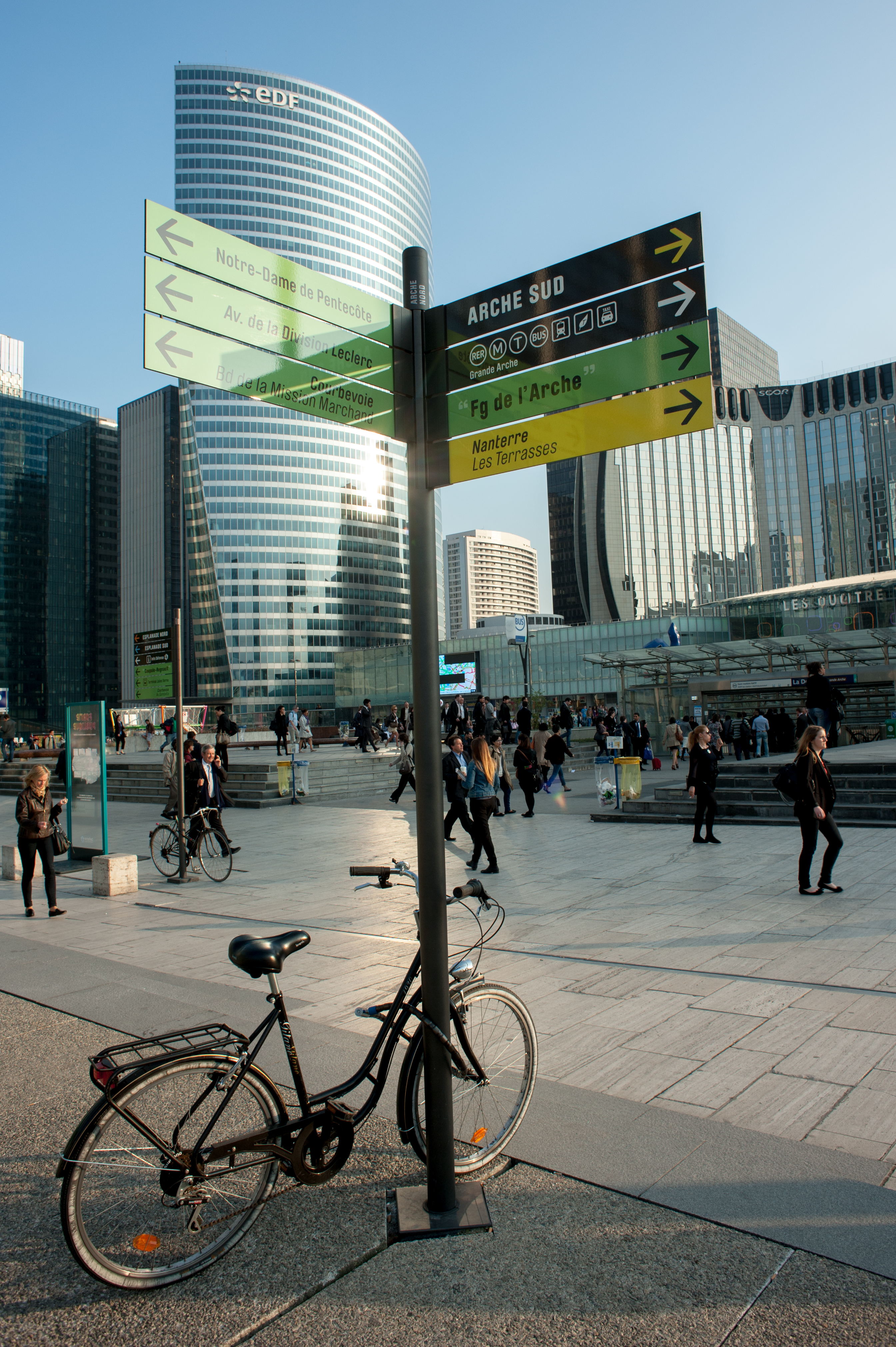 Paris la defense-directions