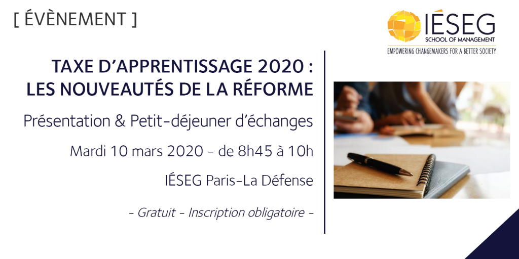 2020 mars_PDej Taxe apprentissage _Paris